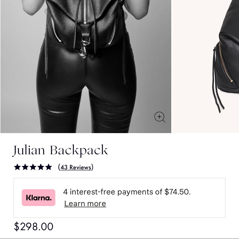 Brand new Rebecca Minkoff backpack with tags.
